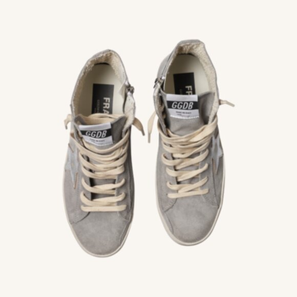 GOLDEN GOOSE SUEDE HIGH TOP FRANCY SNEAKER - Picture 1 of 7